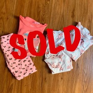 SOLD! JUST ONE YOU BY CARTER’S 🐆 GIRL PJ’S